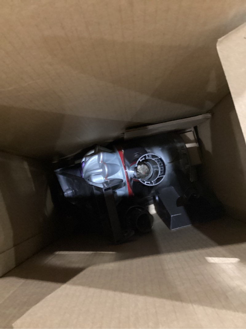 Condition photo showing As Is for dyson v8 plus cordless vacuum, cleans hard floors and carpets, detangles, converts to handheld, 115aw, 2 power modes, up to 40 minutes¹