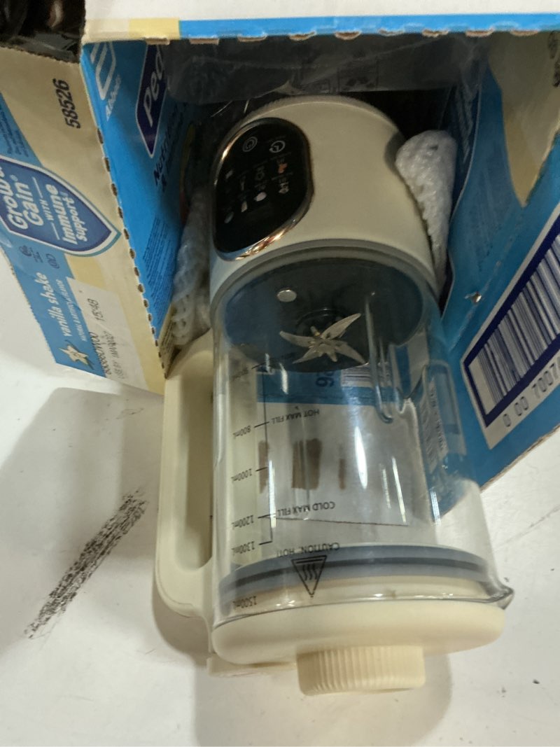 Condition photo showing Good Condition for 50oz nut milk maker machine - homemade plant-based milk for clean eating soy milk maker- no additives, sugar-control design - 10 in 1 soymilk maker 800w, soy, almond, oat milk, juice & more