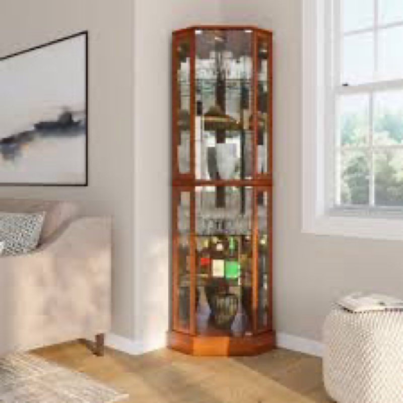 white corner dining cabinet,lighted curio cabinets with glass shelves