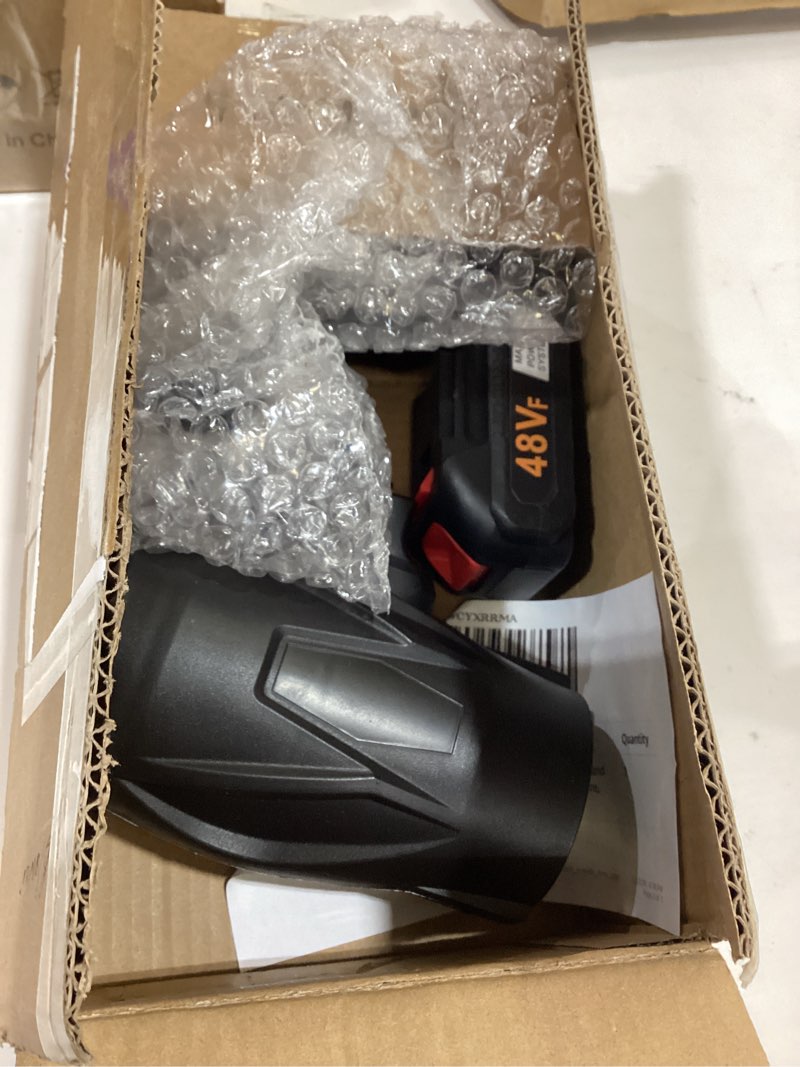 cordless leaf blower, 21v electric handheld leaf blower with battery and charger, lightweight leaf b