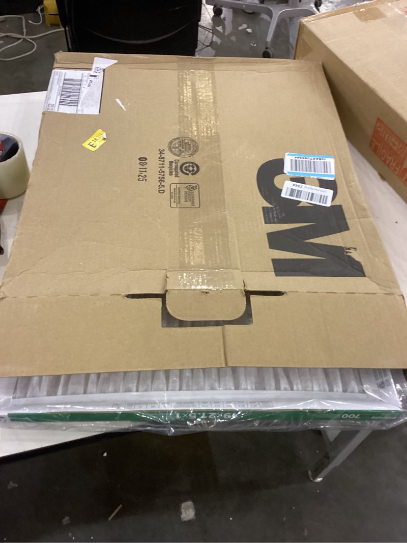 Condition photo showing New/Like New for Filtrete 19x21.5x1 AC Furnace Air Filter, MERV 8, MPR 700, Tough on Pollen, Easy on Airflow, 3-Month Pleated 1-Inch Electrostatic Air Cleaning Filter, 4-Pack (Actual Size 18.69 x 21.19 x 0.81 in)