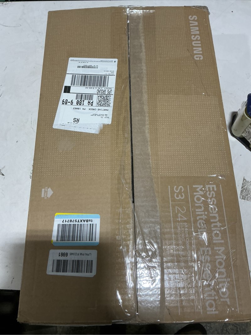 Condition photo showing Good Condition for Samsung 24" (S30GD) Essential Monitor with IPS Panel and Tilt Only Stand, 100Hz Refresh Rate, Ergonomic Design, Advanced Eye Care, Game Mode, LS24D304GANXZA 24-inch