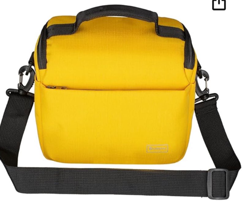 Camera Bag Case Waterproof DSLR Insert Bag for DSLR SLR CAMERAS,Mirrorless Cameras and etc Yellow