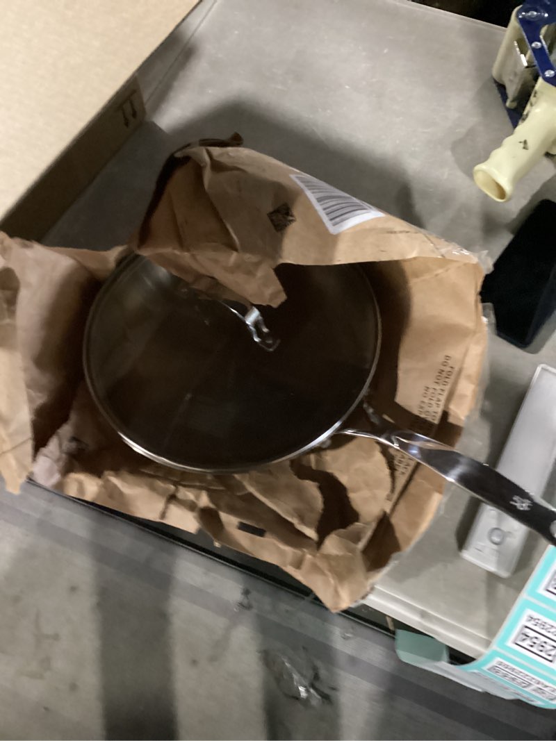 Condition photo showing Good Condition for henckels clad h3 10-inch induction frying pan with lid, stainless steel, durable and easy to clean stainless steel 10-inch