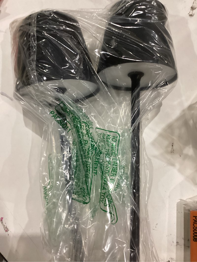 Condition photo showing As Is for 2 Pack Cordless Table Lamps-6000mAh Rechargeable Lamp,Waterproof Outdoor Table Lights for Patio|Shower|Restaurant|Dinner|Kitchen Counter|Dining Table Top Lighting,Mini Small Battery Operated Lamp Black Set of 2