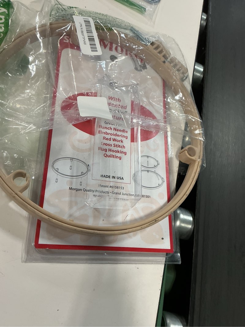 Condition photo showing Good Condition for morgan quality products 7"/10"/14" lap stand hoop - perfect for hands-free embroidery, quilting & needlework