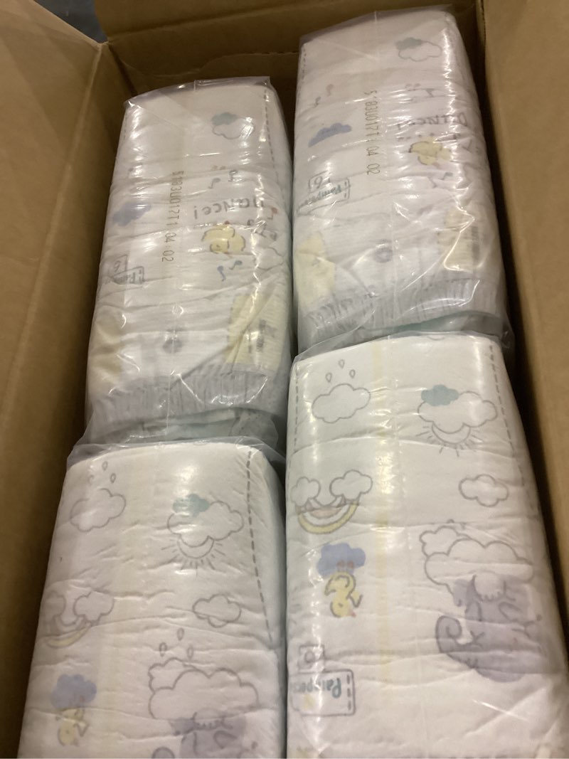 Condition photo showing New/Like New for pampers swaddlers diapers, size 6 (23-44 lbs), 108 count, absorbent, keeps baby dry and comfortable, skin safe disposable baby diaper (packaging may vary) size 6 108