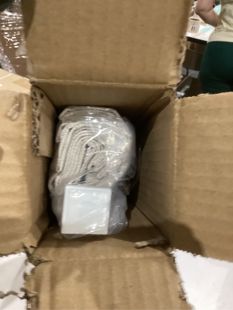 Condition photo showing Good Condition for LazBlinds No Tools No Drill Cordless Roman Shades for Windows, Blackout Thermal Insulated UV Blocking Window Blinds, Room Darkening Fabric Blinds for Indoor Windows, 23'' W x 48'' H, Beige Blackout - Beige 23" W x 48" H