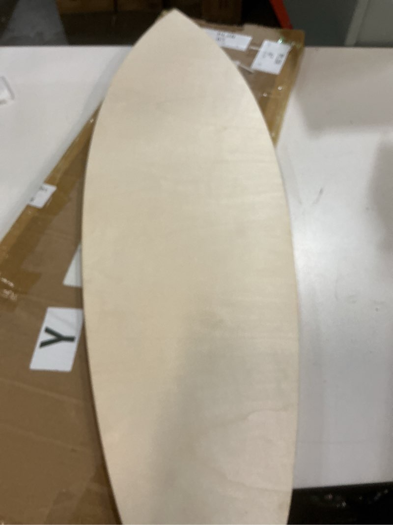 Condition photo showing Good Condition for anglechic 2 pcs 36 inches unfinished wood surfboard cutout for crafts large size nautical blank wooden crafts summer beach diy wall decor for painting home hanging decoration hawaii luau party