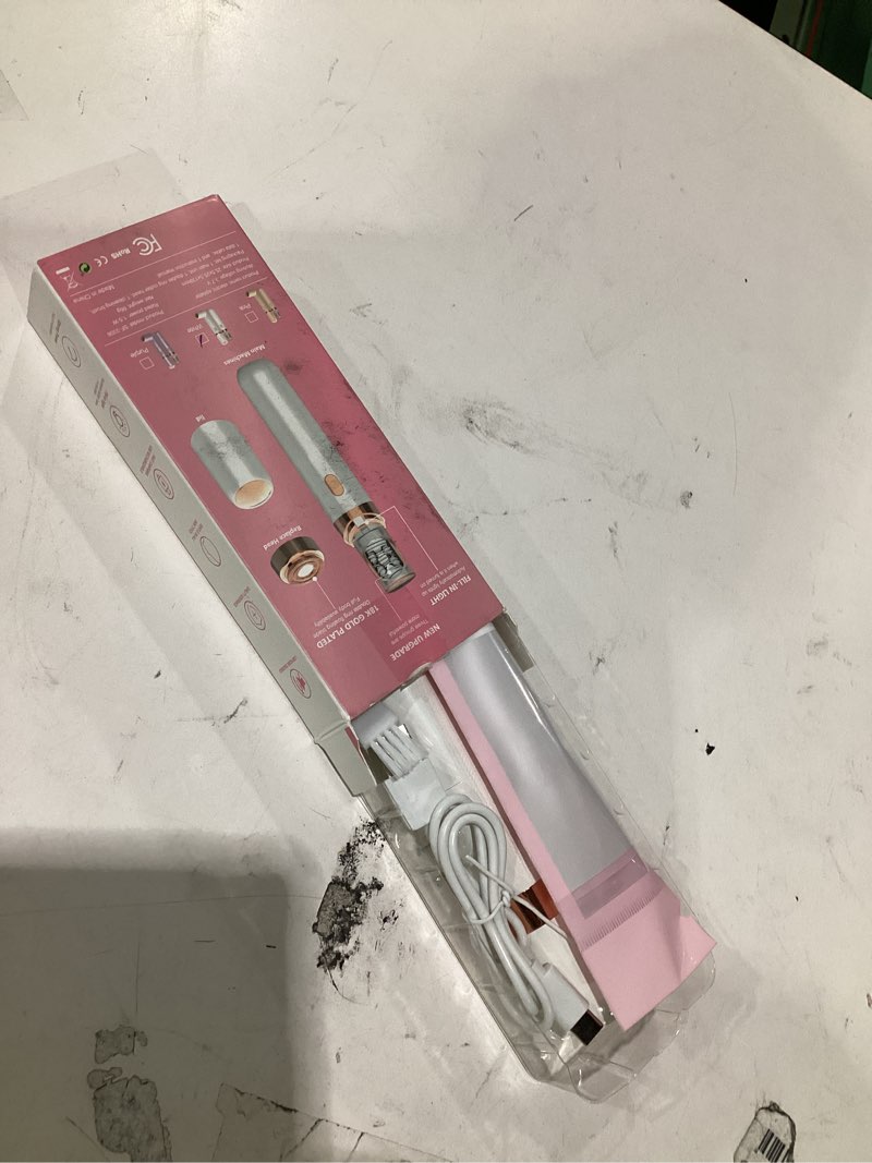 Condition photo showing Good Condition for facial hair removal for women, 2-in-1 epilator for women face, 3x tweezer head painless hair remover for face woman with led & usb(snow white)