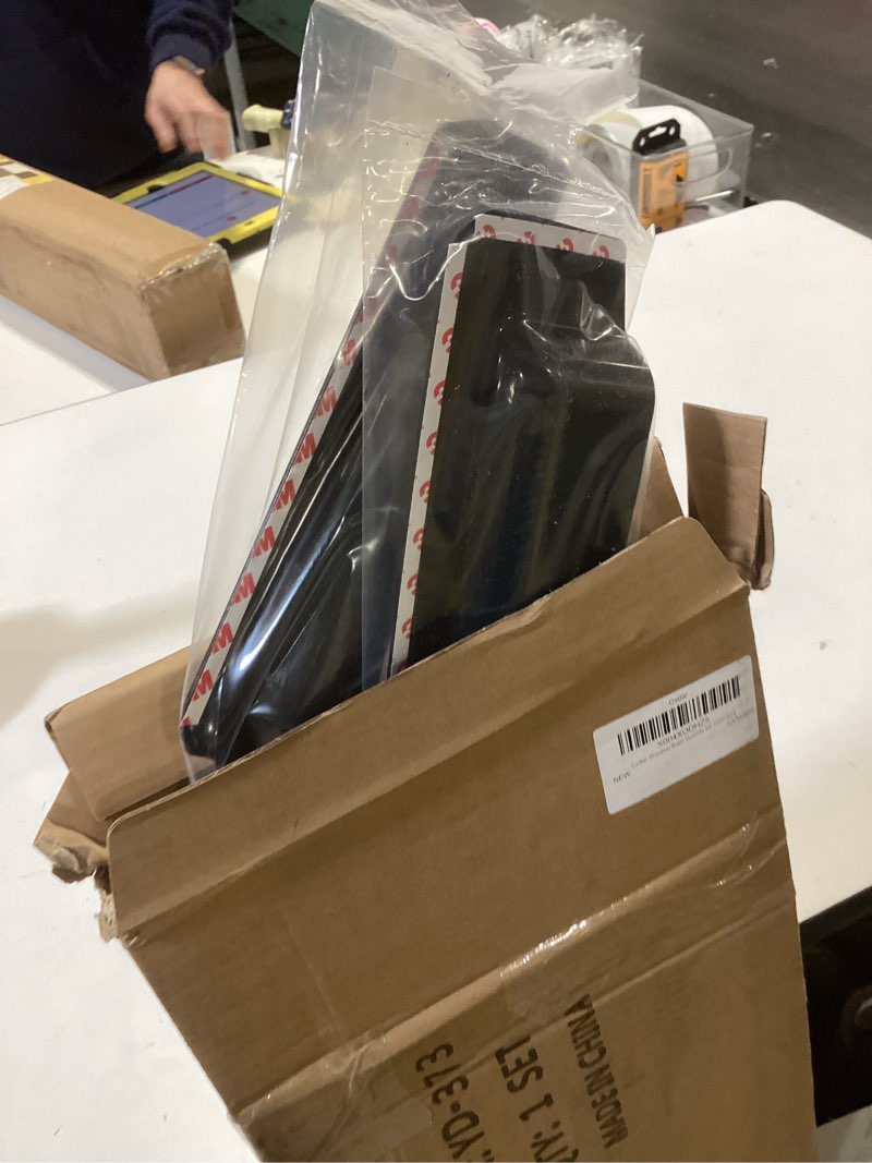 Condition photo showing Good Condition for in-channel window visors rain guards for 2019-2026 chevy silverado/gmc sierra 1500 crew cab, window vent wind shades deflectors 2019-2026 silverado/sierra crew cab
