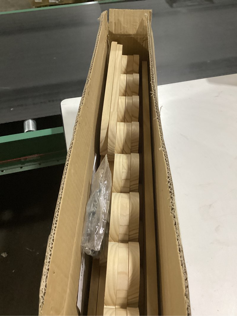 Condition photo showing Good Condition for SpaceAid 3-Tier Scalloped Bookshelf, Montessori Bookcase for Toddlers, Wooden Book Shelf Organizer Display Furniture for Kids Rooms, Playroom, Nursery and Classroom, Natural 3 Tier, 29.6" W Natural