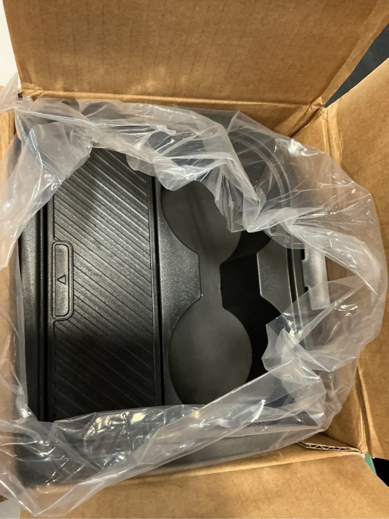 Condition photo showing New/Like New for mabett trash can for ford maverick 2026 2022-2025, multi-function maverick accessories, trash bin with cup holder, extra rear storage box