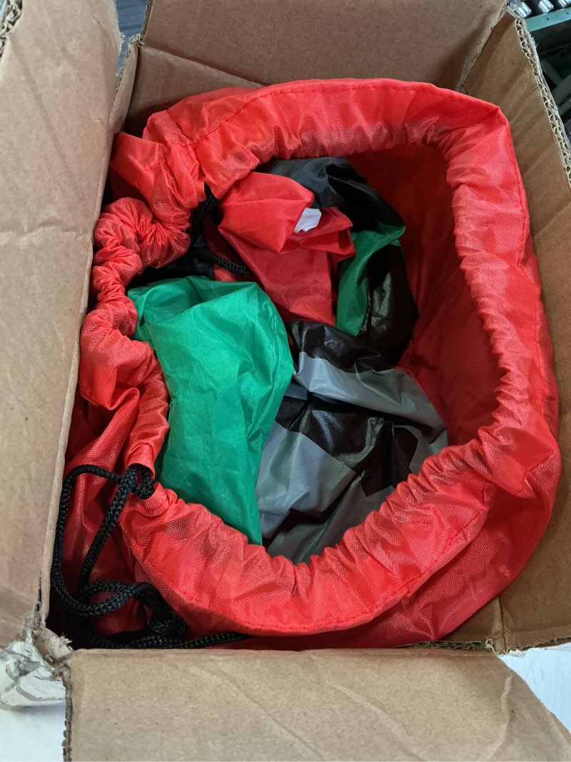 Condition photo showing Good Condition for Fraser Hill Farm 6-Ft. Tall Camo Santa Blow Up Inflatable with Lights, Outdoor Christmas Inflatable Decoration for Lawn and Yard, Giant Festive Holiday Decor 6ft Camo Santa