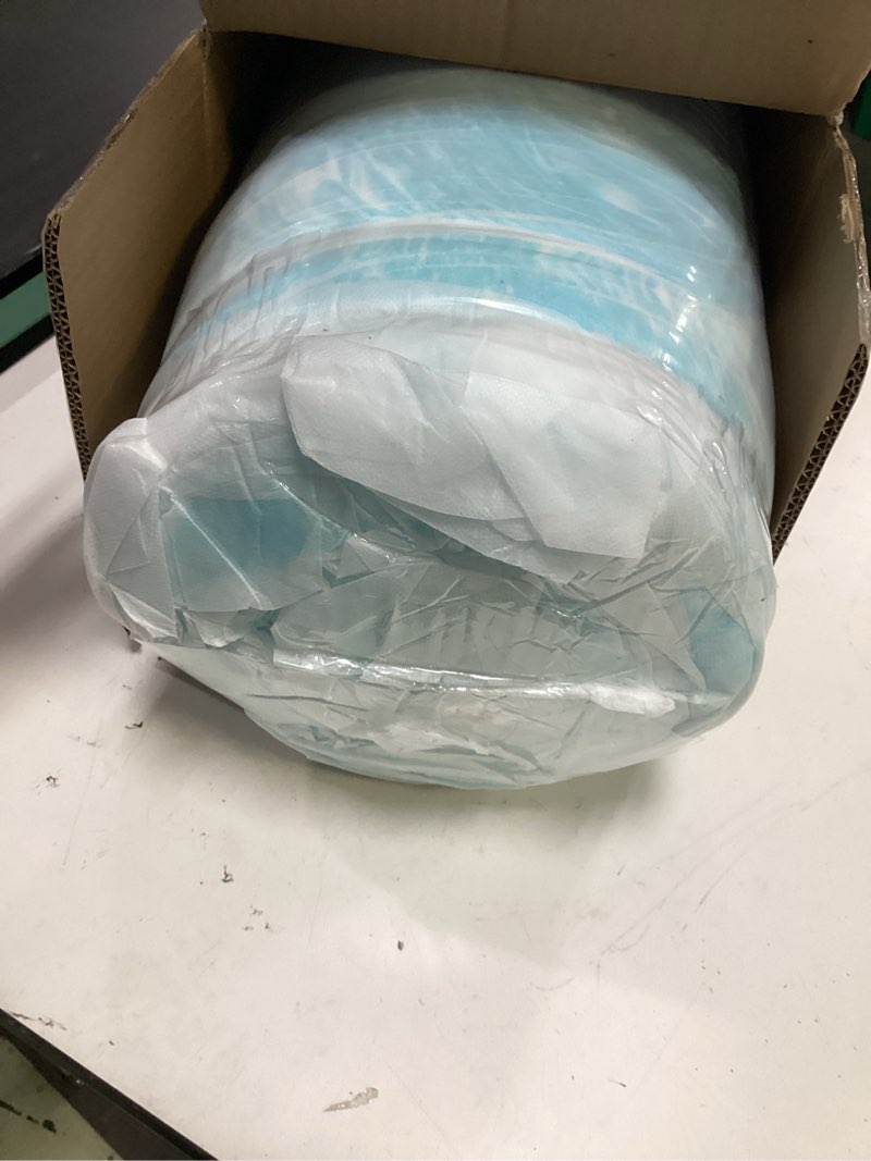 Condition photo showing Good Condition for sweetcrispy memory foam mattress topper full, 3 inch thick gel infused cooling toppers pad for full size bed, sleeper sofa, rv, camper, certipur us certified, ventilated and breathable, blue 3" blue full