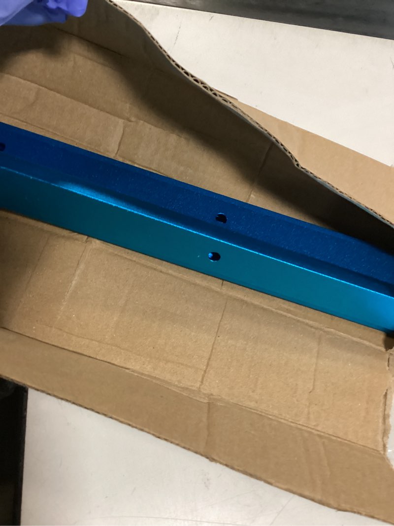 Condition photo showing New/Like New for t tracks for woodworking,4pcs aluminum 48 inch double cut profile universal with predrilled mounting holes and 48 pcs screws lightblue 4-48inch skyblue