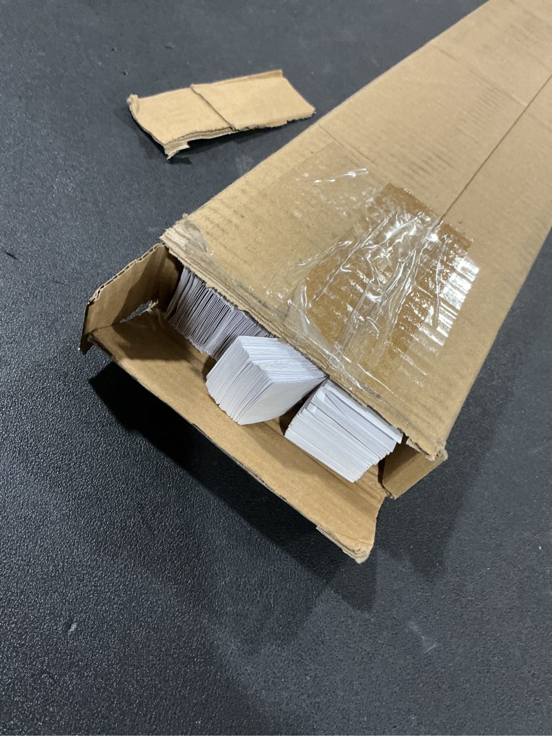 Condition photo showing As Is for Redi Shade No Tools Original Light Filtering Pleated Paper Shade White, 36" W x 72" L, 6 Pack White 36" W x 72" H