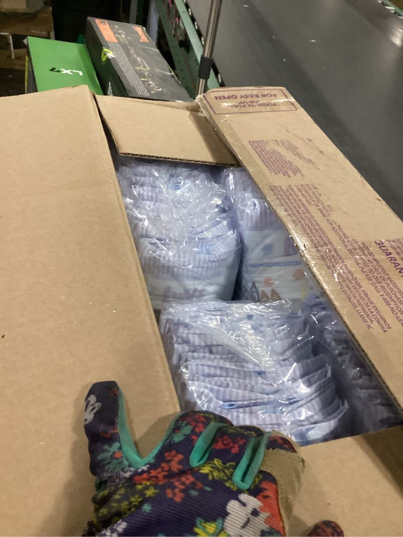 Condition photo showing New/Like New for Luvs Size 8 Baby Diapers, Platinum Protection Bluey Diapers for Day & Night,Size 8, 108 Count Size 8 108