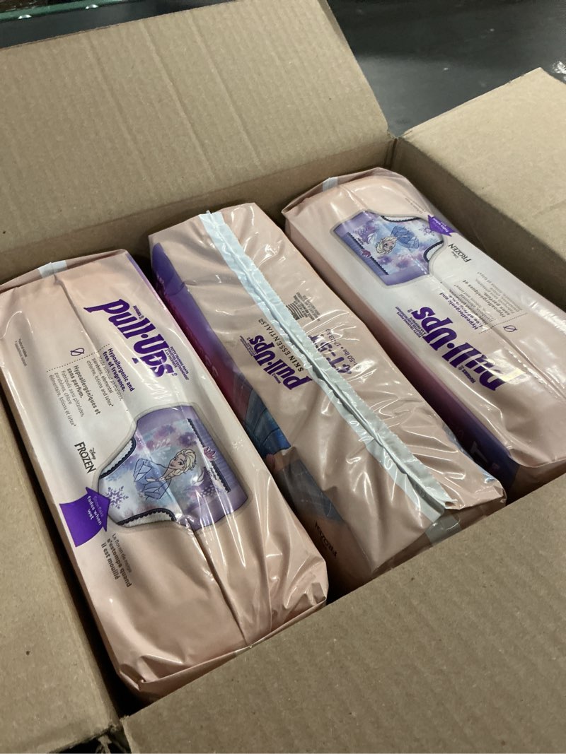 Condition photo showing Good Condition for pull-ups girls' skin essentials luxury training pants - size 4t-5t - 99ct