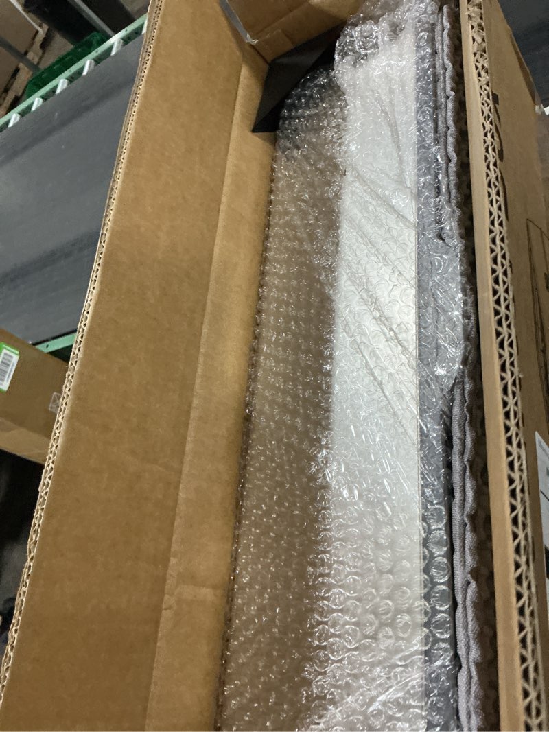 Condition photo showing As Is for Stainless Steel Litter Box with Lid, 6” Deep Pan, Extra Large Litter Box for Big Cats, Anti-Leakage, Odor Free, Front & Top Dual Entry, Includes Litter Mat & Metal Scoop Grey 1 Pack X-Large