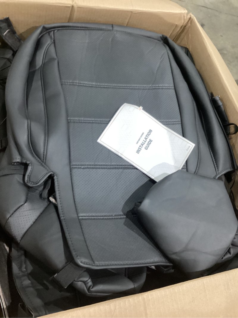 Condition photo showing Good Condition for high-end custom seat covers for toyota camry 2025-2026 le se - durable breathable faux leather full set seat protectors black 2025-2026 camry le se