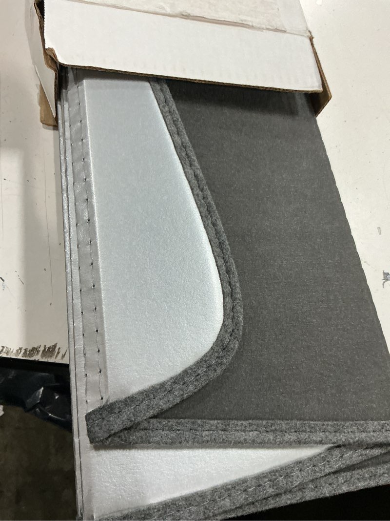 Condition photo showing Good Condition for covercraft uvs100 custom sunscreen | fits 2016-2022 mercedes-benz glc suv (does not fit coupe) | silver suv silver