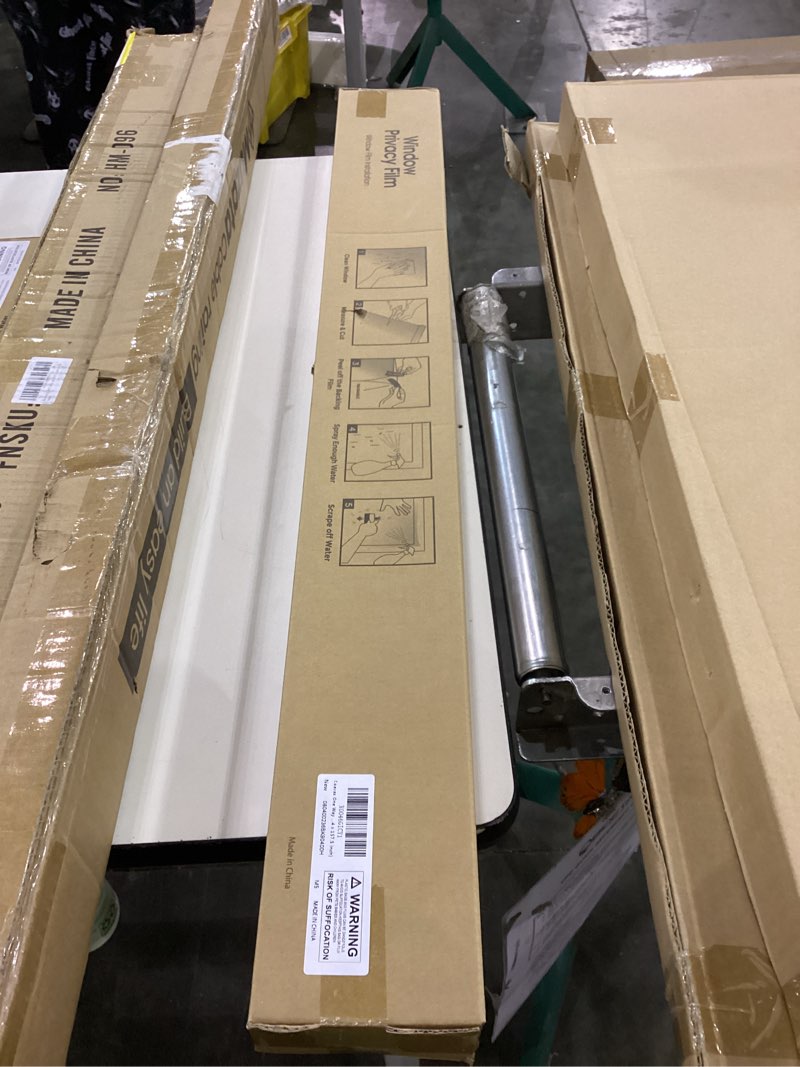 Condition photo showing New/Like New for Coavas One Way Privacy Window Film Reflective Window Tint for Home,Static Cling Mirror Heat Blocking Covering See Out Not in,Anti-Uv House Daytime Privacy, Blue-Silver,35.4x157.5 in 35.4 x 157.5 Inch Blue