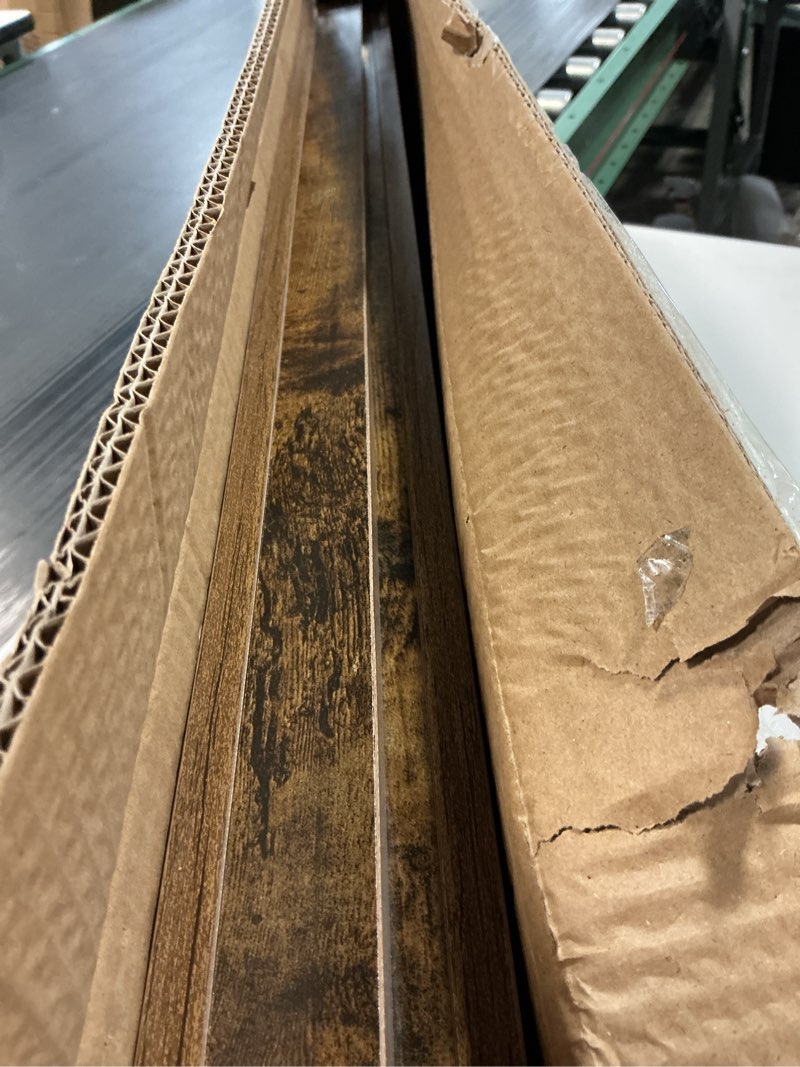 Condition photo showing Good Condition for Rotating Floating Shelves for Wall w Powerful Storage,Farm-Style Window Plant Shelves w Industrial Pipe,Strong Load-Bearing,Plant Shelf Made of Waterproof Wood for Home Decor & Plant Pots,2 Layer