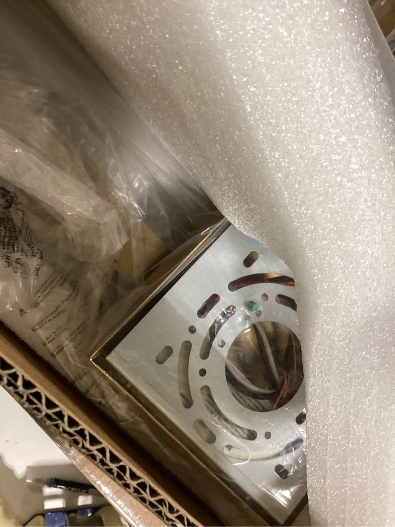 Condition photo showing Good Condition for Modern Bathroom Vanity Light: Brushed Gold 27 inch 28W Dimmable LED Bath Bar Light Fixtures Over Mirror - Wall Sconce Picture Lights for Paintings Cabinets Bedroom 3000k Gold 27inch