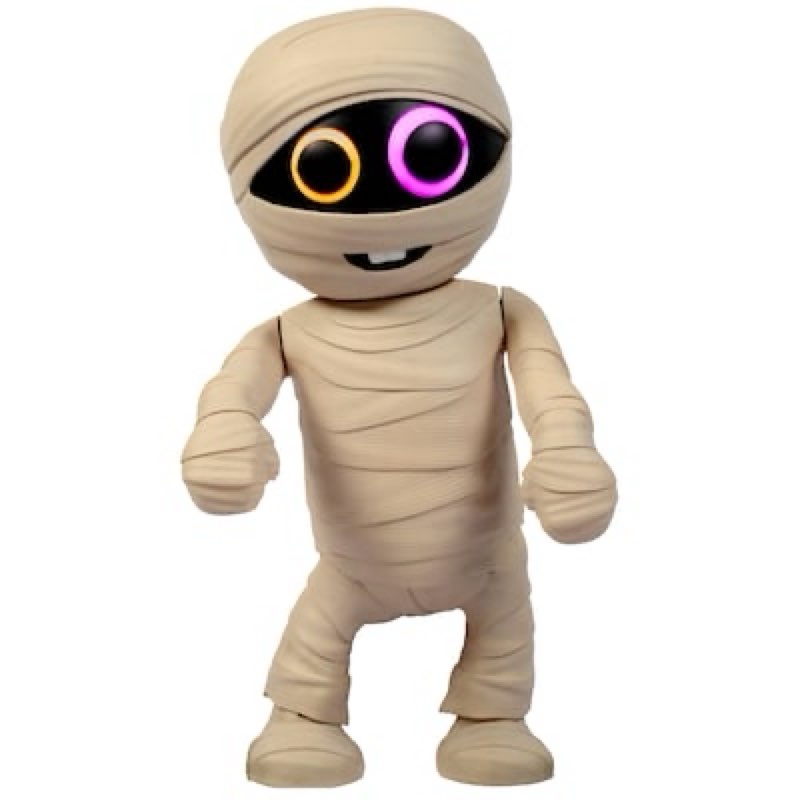 haunted living 2.7-ft motion activated dancing mummy animatronic