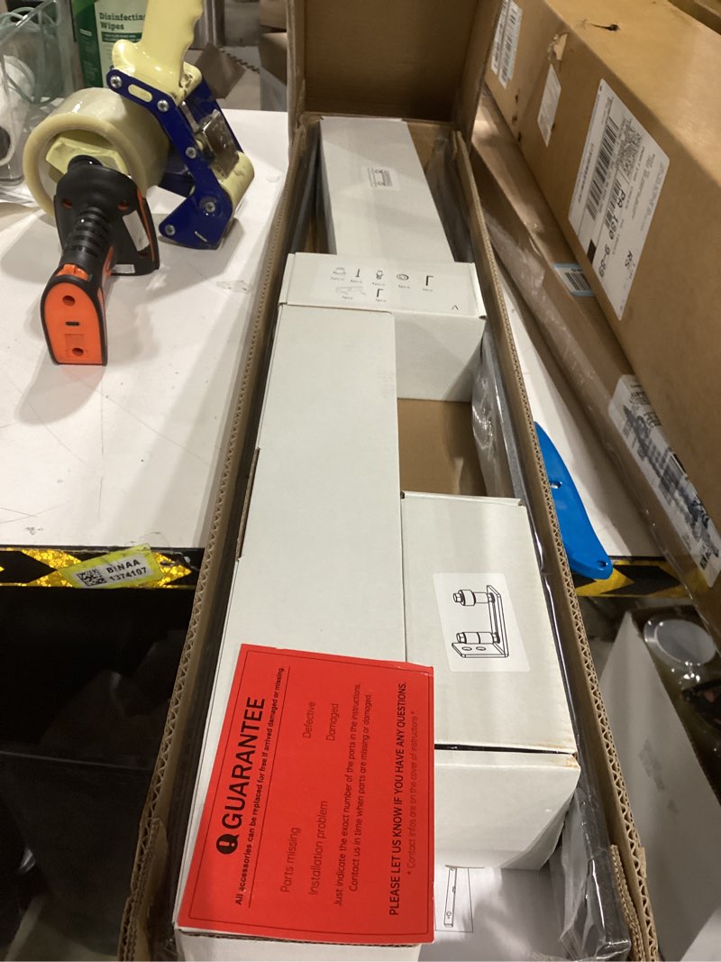Condition photo showing Good Condition for EaseLife 5 FT Sliding Barn Door Track and Handle Hardware Kit, Straight Pulley,Slide Smoothly Quietly,Easy Install (5FT Track Kit for 24"~30" Wide Single Door) 5FT-Single Door Kit