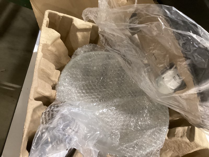 Condition photo showing Good Condition for DESIGNERS FOUNTAIN Reedley 3-Lights Flush Mount Ceiling Light, 15 Inch Lighting Fixture for Kitchen, Bedroom, Bathroom, and Hallway, Oil Rubbed Bronze with Etched Glass, 1257L-ORB-W