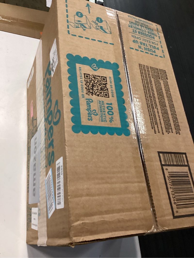 Condition photo showing New/Like New for pampers diapers - swaddlers 360° - size 4, 132 count, up to 100% leakproof comfy dry fit, designed for easy changes, pull on baby diaper (packaging may vary) size 4 132