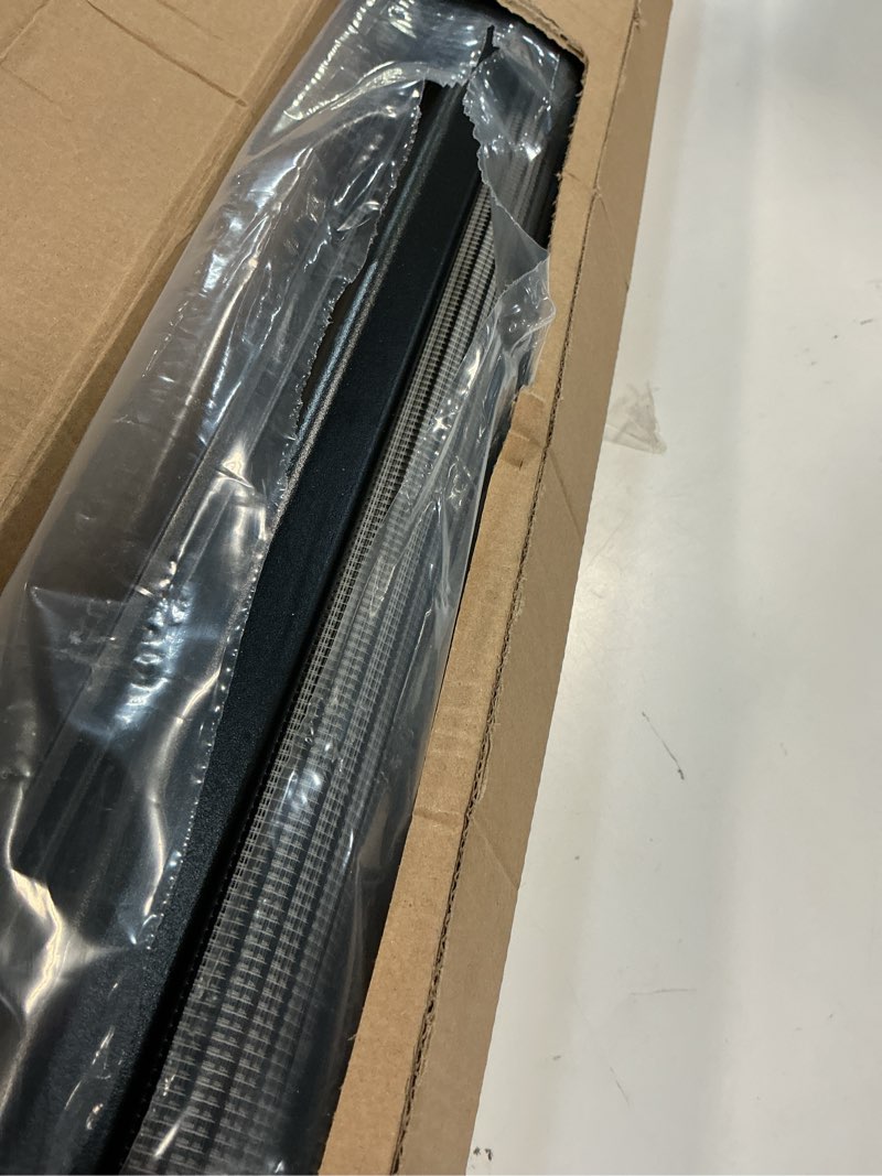 Condition photo showing Good Condition for joydeco cordless zebra blinds for windows, dual layer light control window blinds with light-proof aluminum cover, free-stop roller shades for home & office (black,15" w x 48" h) upgrade- black (aluminum cover) 15"w x 48"h