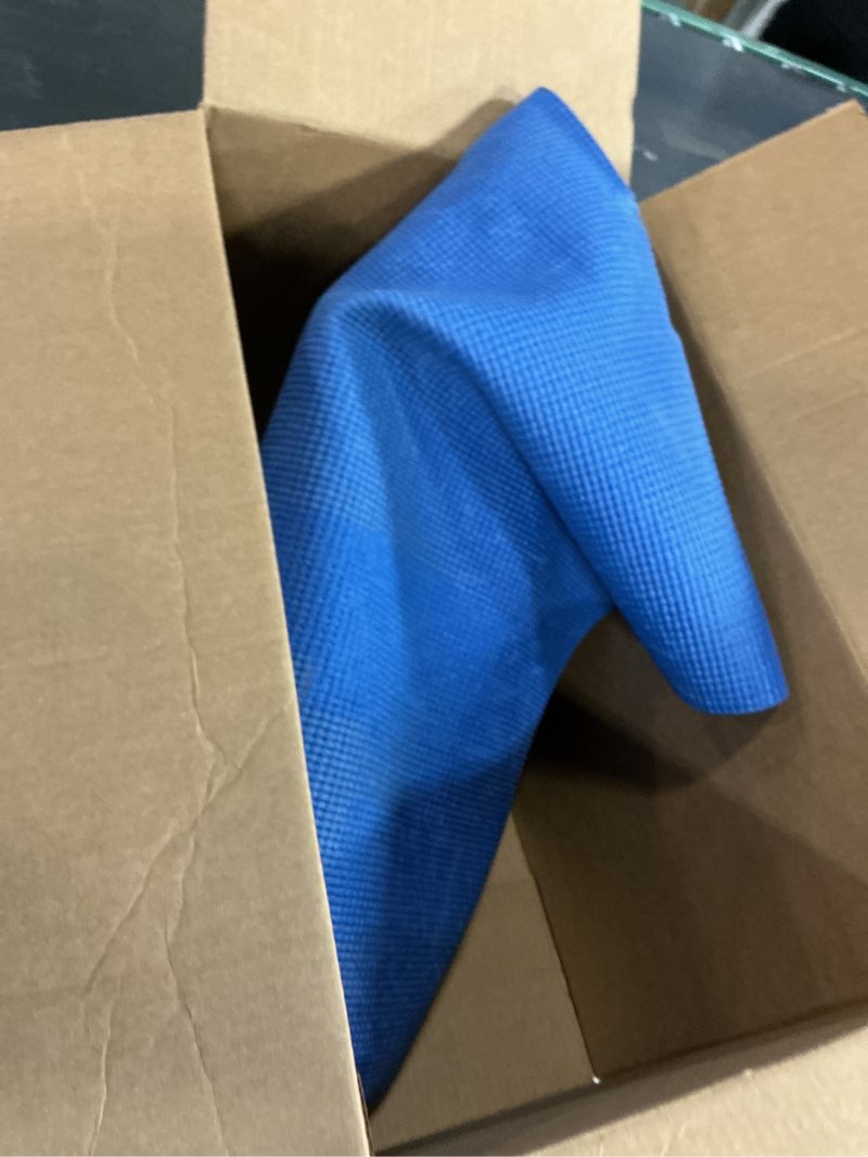 Condition photo showing As Is for (Similar)GXMMAT Large Yoga Mat 12'x6'/10'x6'/6'x8'(7mm), Extra Thick Workout Mats for Home Gym Flooring, Ultra Comfortable Non-Slip Quick Resilient Barefoot Wide Exercise Mat for Pilates, Stretching,Meditation 6*8 FT Black Real