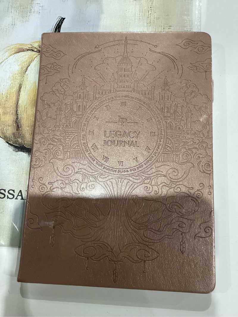 Condition photo showing New/Like New for Legend Grandparents Legacy Journal – Grandparent Life Story & Memory Book with Prompts – Great Grandma & Grandpa Birthday Gifts (Rose Gold) Smaller Than A4 (7.1 x 10.5") Rose Gold