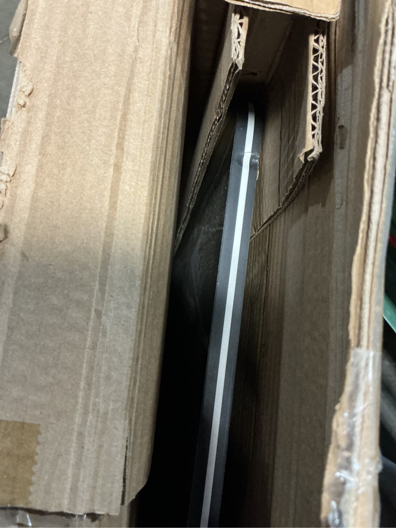 Condition photo showing As Is for Fold Down Floating Wall Desk Wall Mounted Folding Table ,Functional Hanging Desk for Laundry Room Home Office Computer Workstation,Study Work Bench, Kitchen Dining (Black 31.5"×15.7") 31.5 × 15.7 in Black