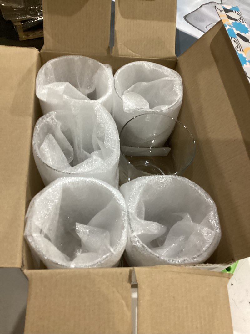 Condition photo showing Good Condition for krosno drink water juice drinking glasses, set of 6, 8.5 oz, pure collection, ideal for everyday use, drinking glasses, dishwasher safe, made in europe