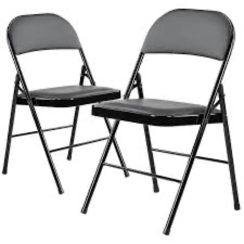 Folding chair two chairs