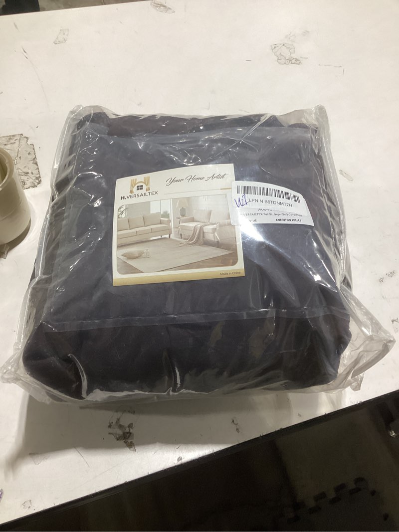 Condition photo showing Good Condition for h.versailtex full size armless futon mattress covers for traditional japanese futon mattress soft mixed-color chenille couch slipcovers floor mats sofa protector zippered sleeper sofa cover,dove dove full