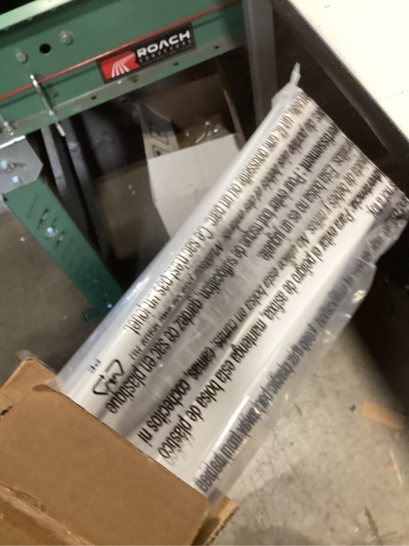 Condition photo showing New/Like New for lazblinds cordless cellular shades, blackout privacy honeycomb shades for home, thermal insulation noise reduction blinds for windows, 28'' w x 48'' h, white blackout-white 28'' w x 48'' h