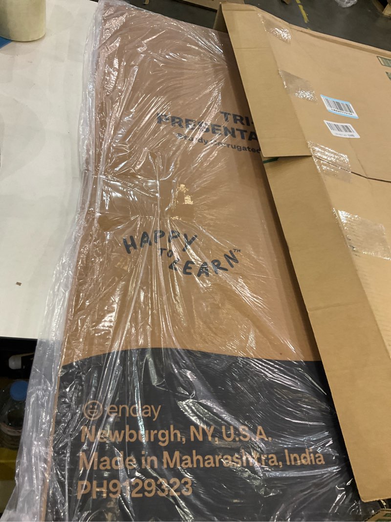 Condition photo showing Good Condition for White Trifold Presentation Board 36" x 48" (Pack of 2) Self-Adhesive Science Subtitles Included - Display Exhibition Board Lightweight and Portable with Smooth Surface - By Emraw 36" X 48" 2