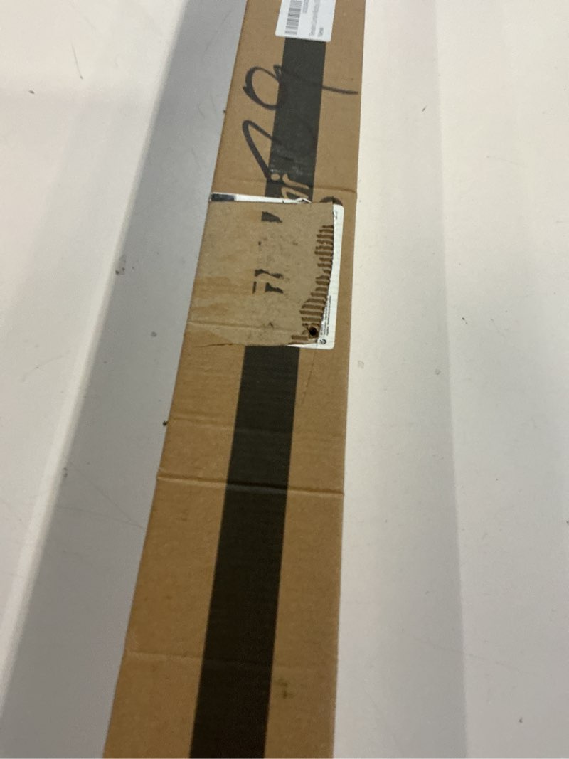 Condition photo showing New/Like New for Tension Curtain Rod by EZFurni,42-123 Inches,Heavy Duty Tension Rods for Windows,No Drilling Adjustable Curtain Rod for Patio,Hold Up Blackout Curtains and Non Slip,Black Black 42-123 inch 1Set