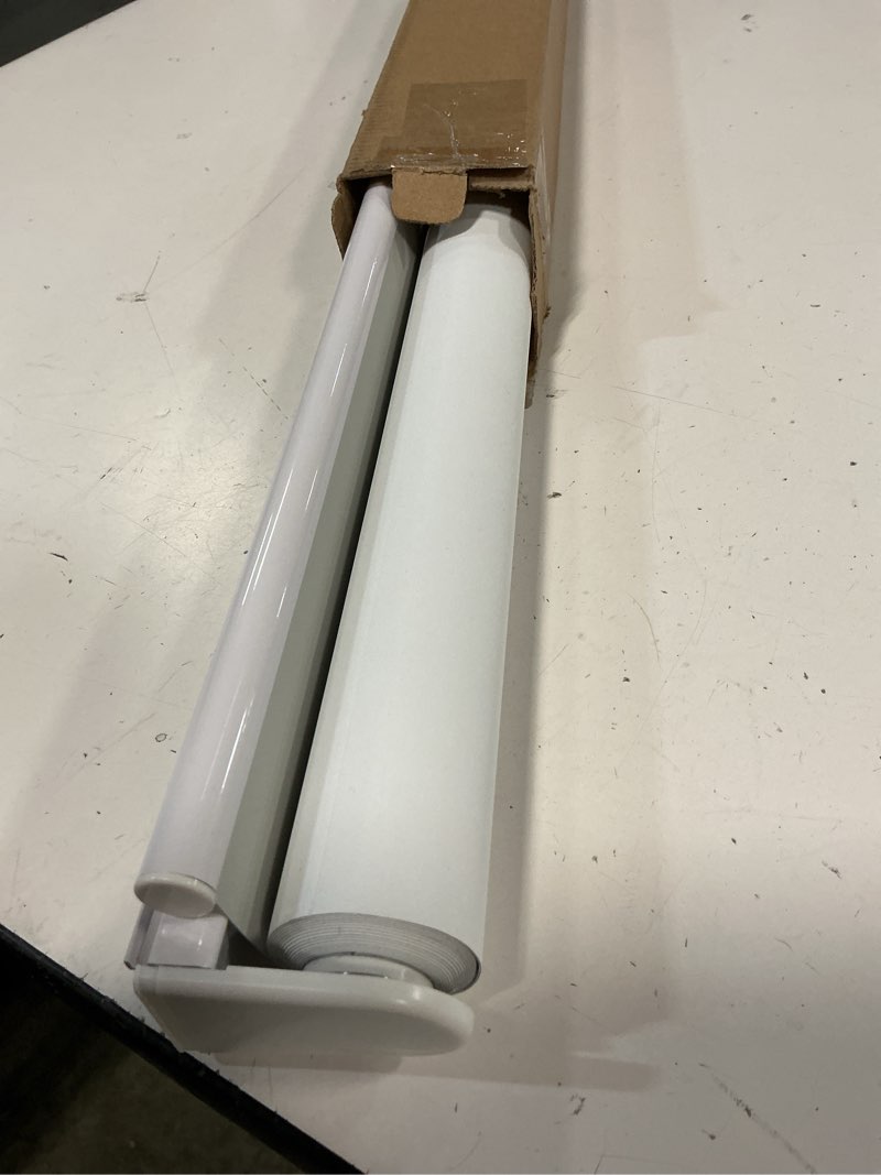 Condition photo showing Good Condition for chrisdowa cordless blackout roller shades for windows, thermal insulated uv protection pull down shades, total blackout window blinds for home, office, bedroom, door (33" w x 72" h, grey) 33"w x 72"h grey