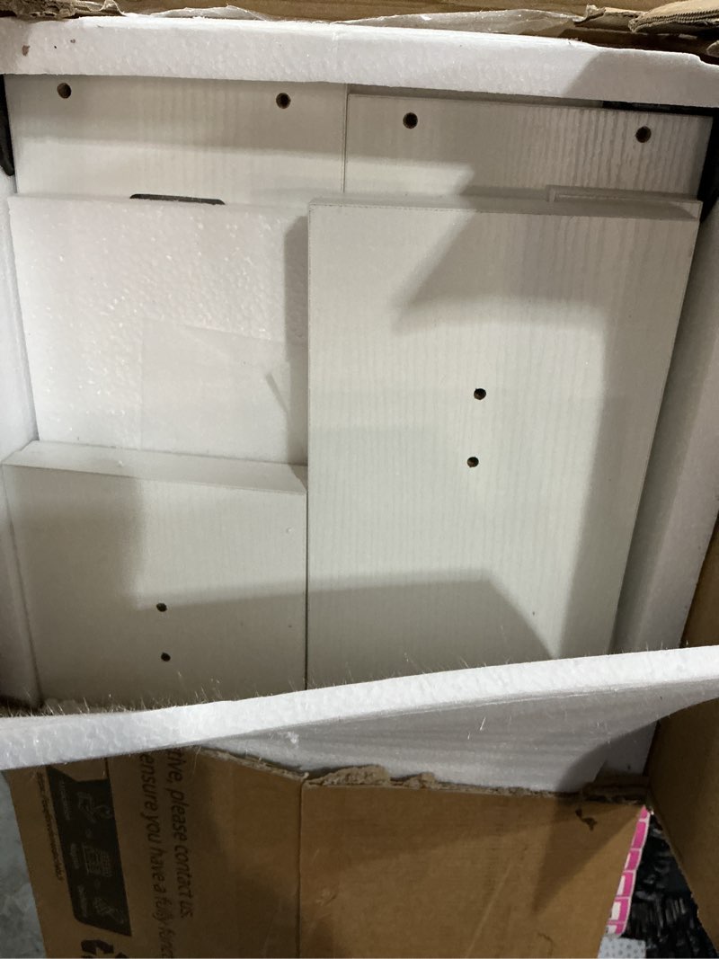 Condition photo showing Good Condition for tiqlab 5.9 inch narrow console table with power outlet,sofa table, total length 94'' sofa table behind couch, for entryway&living room, white 5.9''d x 94''l x 31.5'' white