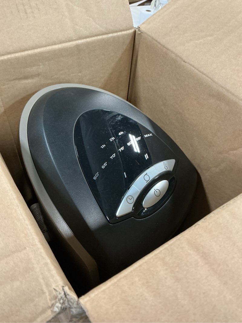 Condition photo showing As Is for Lasko Oscillating Ceramic Tower Space Heater for Home with Adjustable Thermostat, Timer and Remote Control, 22.5 Inches, Grey/Black, 1500W, 751320