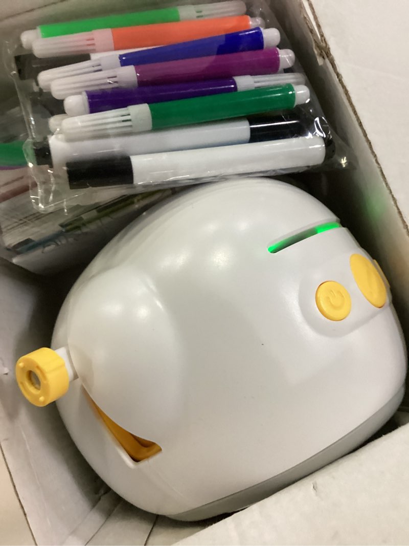 Condition photo showing Good Condition for Drawing Robot for Kids, Montessori Learning Drawing Machine with 200 Cards, Smart Educational Painting Toy for 3 4 5 6 7 8 Year Old Boys Girls Birthday Party Gift- (Penguin)