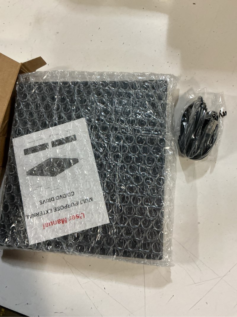 Condition photo showing New/Like New for bpakdu external cd/dvd drive for laptop, dvd player for laptop, 8 in 1 usb 3.0 ultra-slim portable, cd burner external disk drive optical compatible with desktop mac,windows 11/10/8/7 linux black