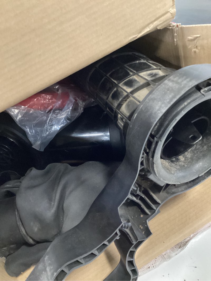 Condition photo showing As Is for CRAFTSMAN Leaf Blower, Leaf Vacuum and Mulcher, 3-in-1 Backpack Blower, Up to 230 MPH, 12 Amp, Corded Electric (CMEBL700)