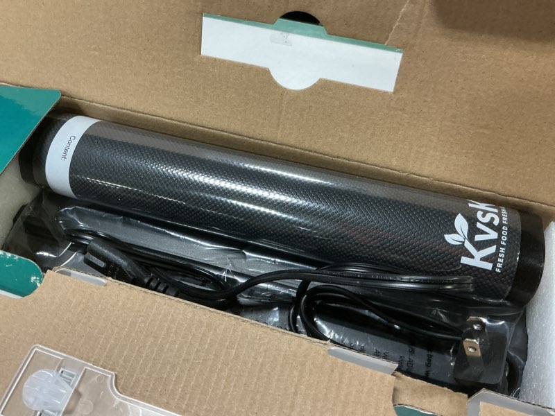 Condition photo showing Good Condition for Vacuum Sealer Machine Automatic Black 6615H Food Preservation Storage, One-Click Dry&Moist Vac Seal Mode, 60kPa Suction, 11"x9.8' Black Sealer Roll, Liquid Block Cotton Pads, Removable Drip Tray